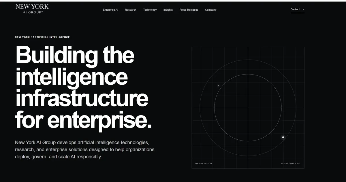 Website preview for a Shift Agency digital experience