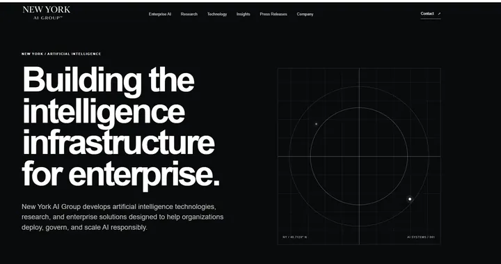 Website preview for New York AI Group™